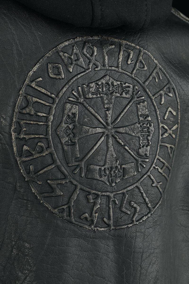 EMP "Thorhammer" Lederjacke Schwarz Von Amon Amarth