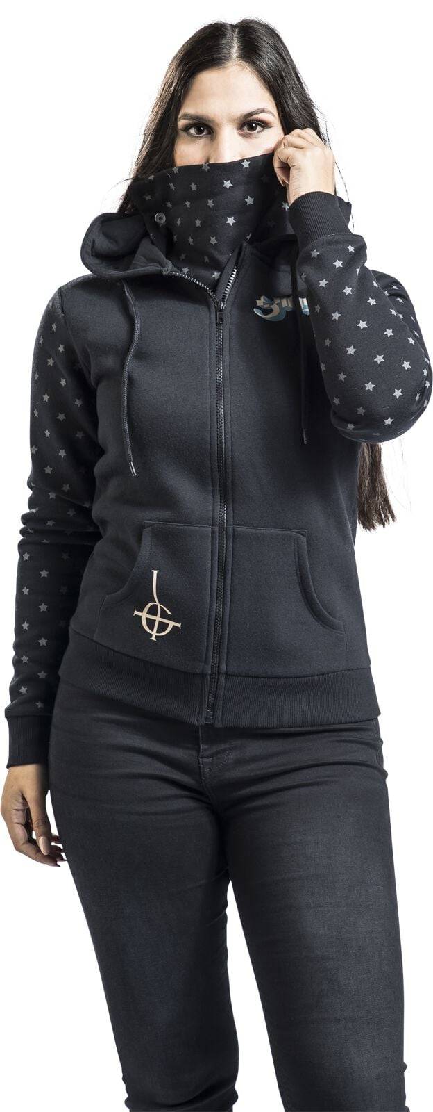 EMP "Throne" Kapuzenjacke Schwarz Von Ghost
