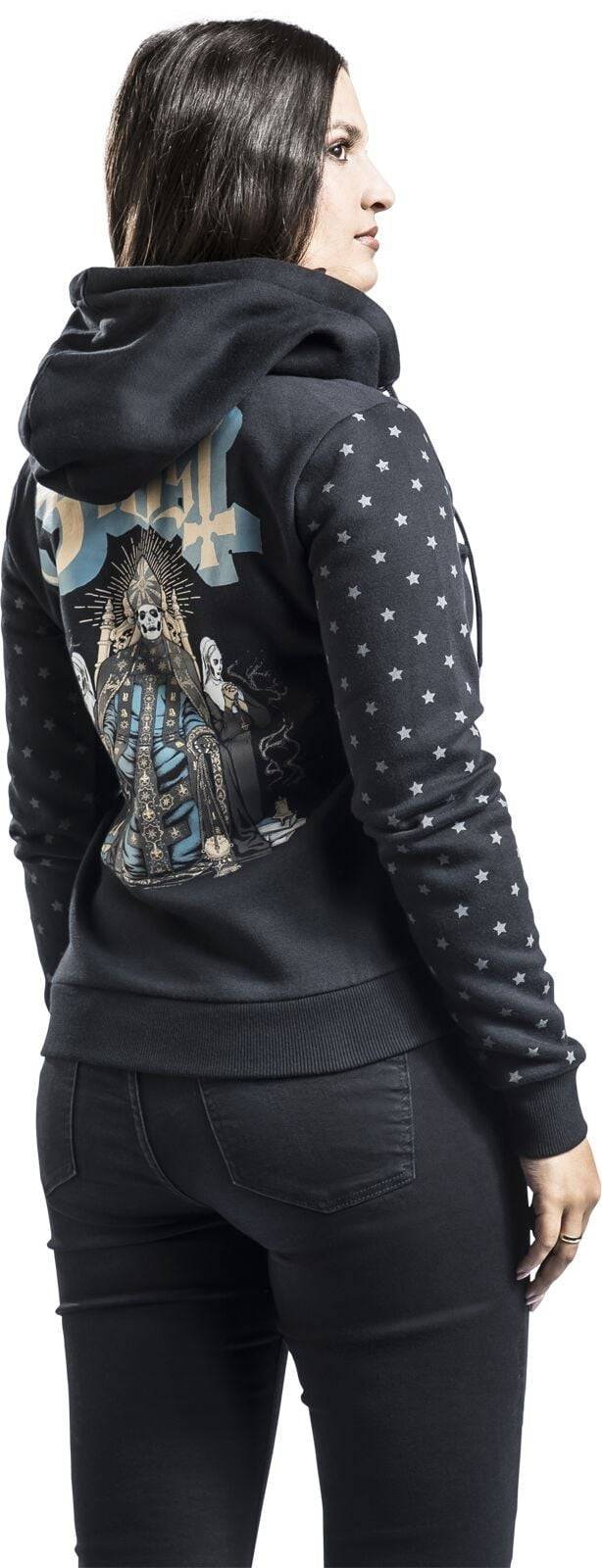 EMP "Throne" Kapuzenjacke Schwarz Von Ghost