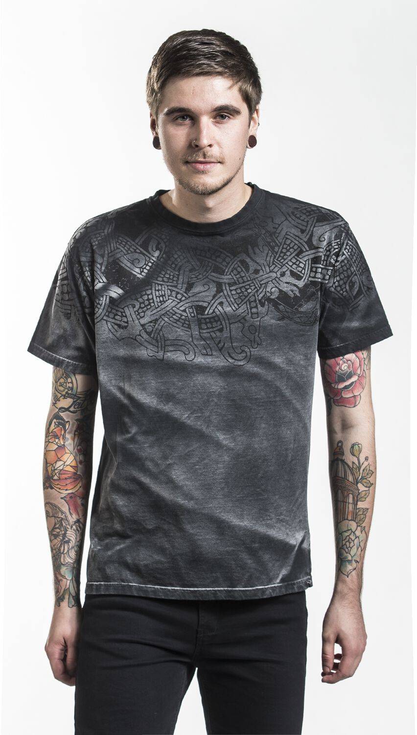 EMP "Thunderstorm" T-Shirt Grau Von Outer Vision