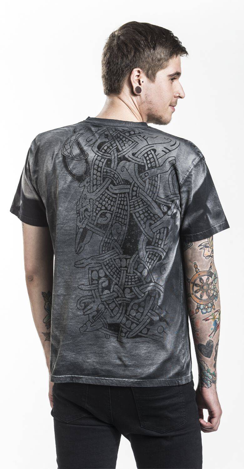 EMP "Thunderstorm" T-Shirt Grau Von Outer Vision