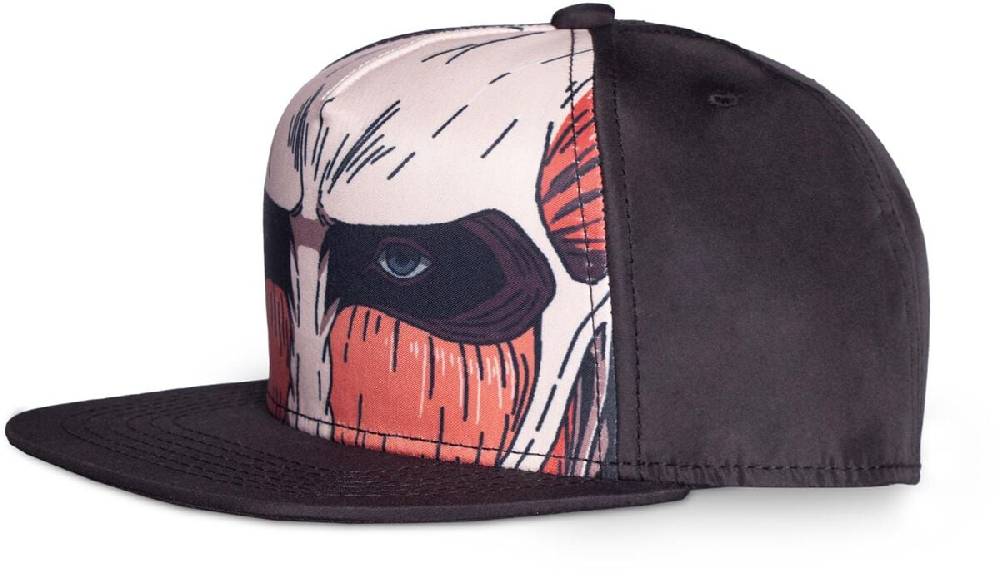 EMP "Titan Face" Cap Schwarz Von Attack On Titan