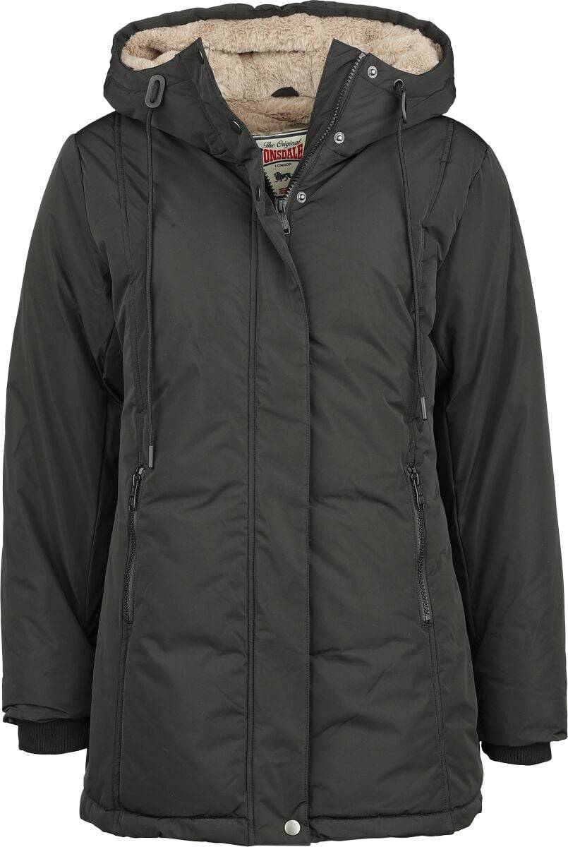 EMP "Tong" Winterjacke schwarz von Lonsdale London