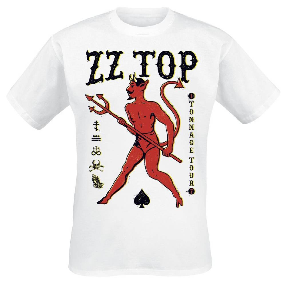 EMP "Tonnage Tour" T-Shirt weiß von ZZ Top