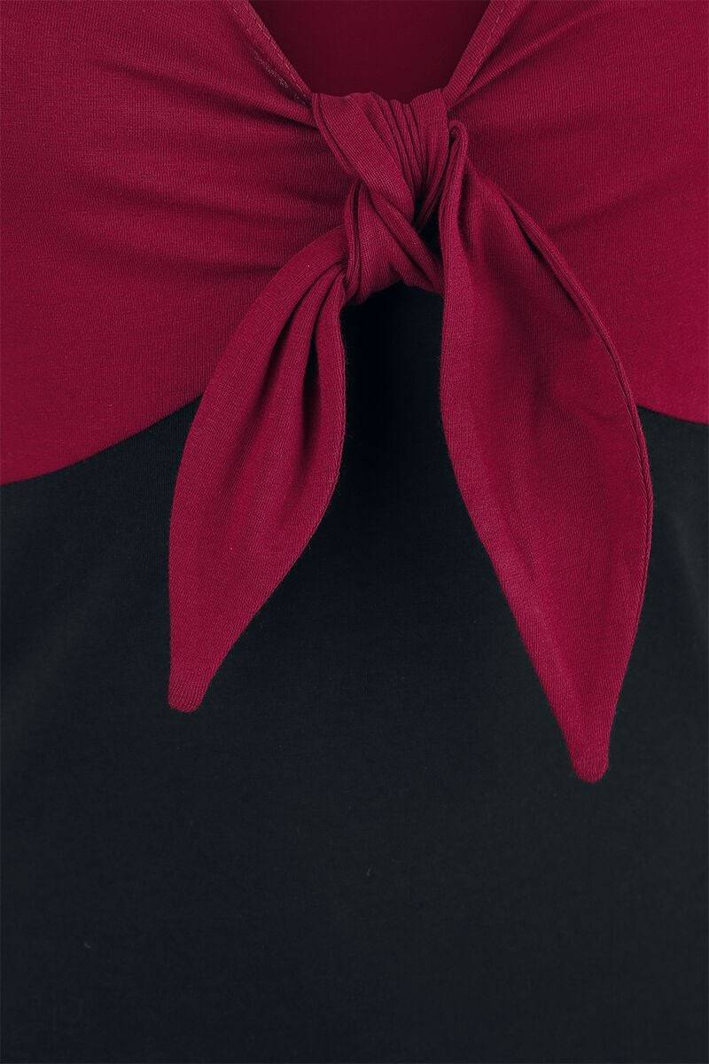 EMP Top Bordeaux/schwarz Von Rock Rebel By EMP