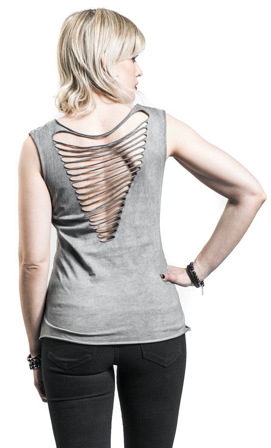 EMP Top Grau Von Black Premium By EMP