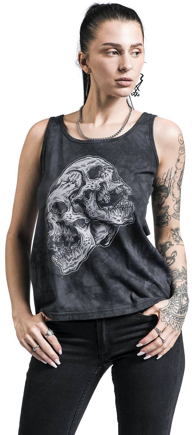 EMP Top Grau Von Rock Rebel By EMP