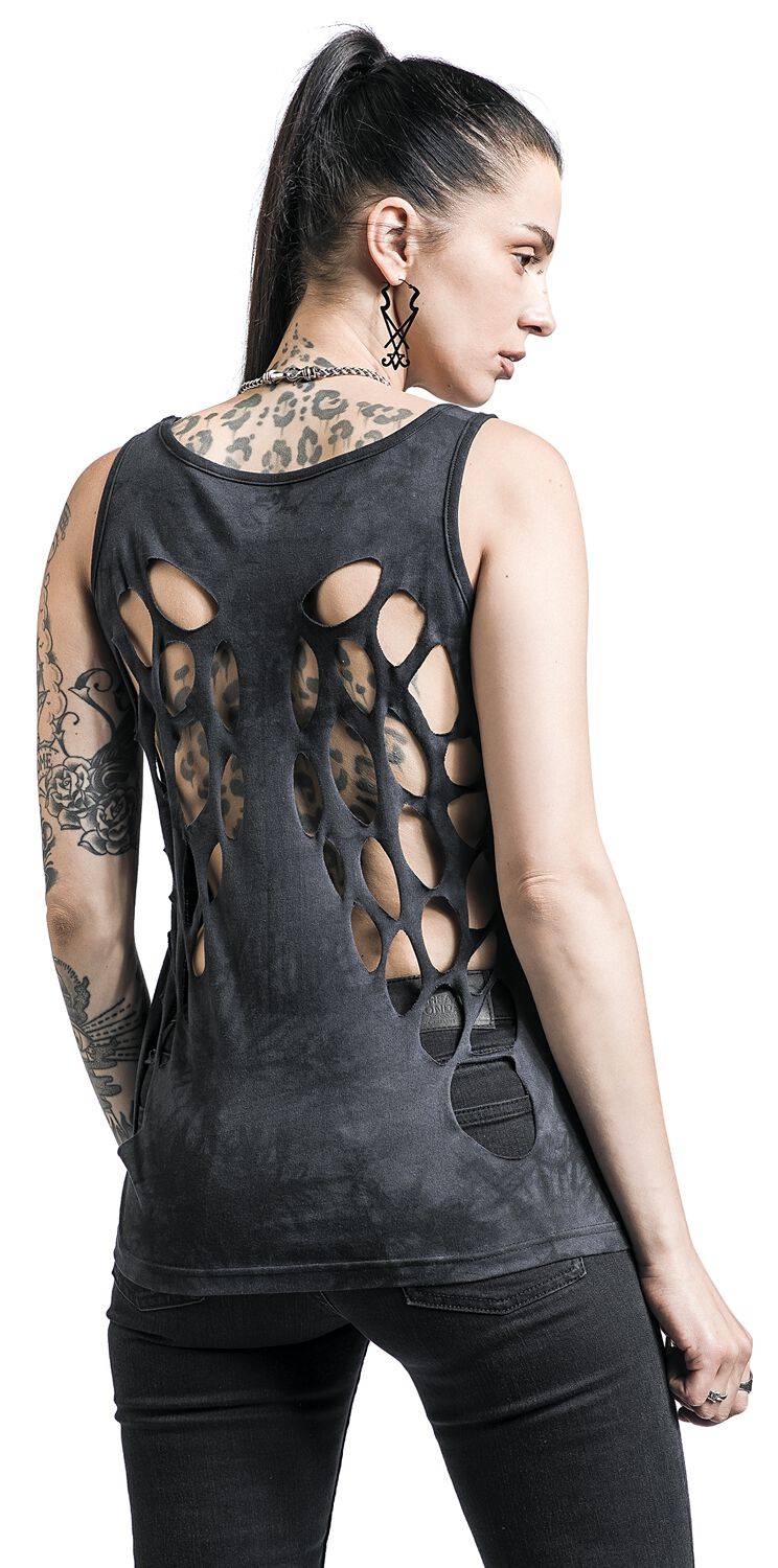 EMP Top Grau Von Rock Rebel By EMP