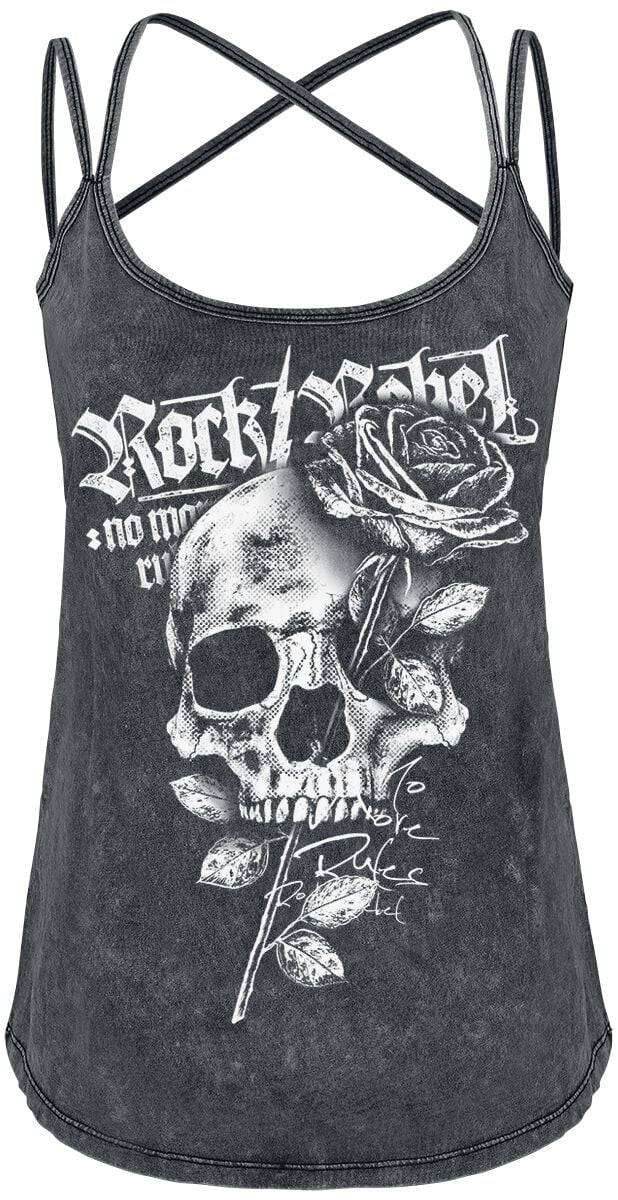 EMP Top grau von Rock Rebel by EMP