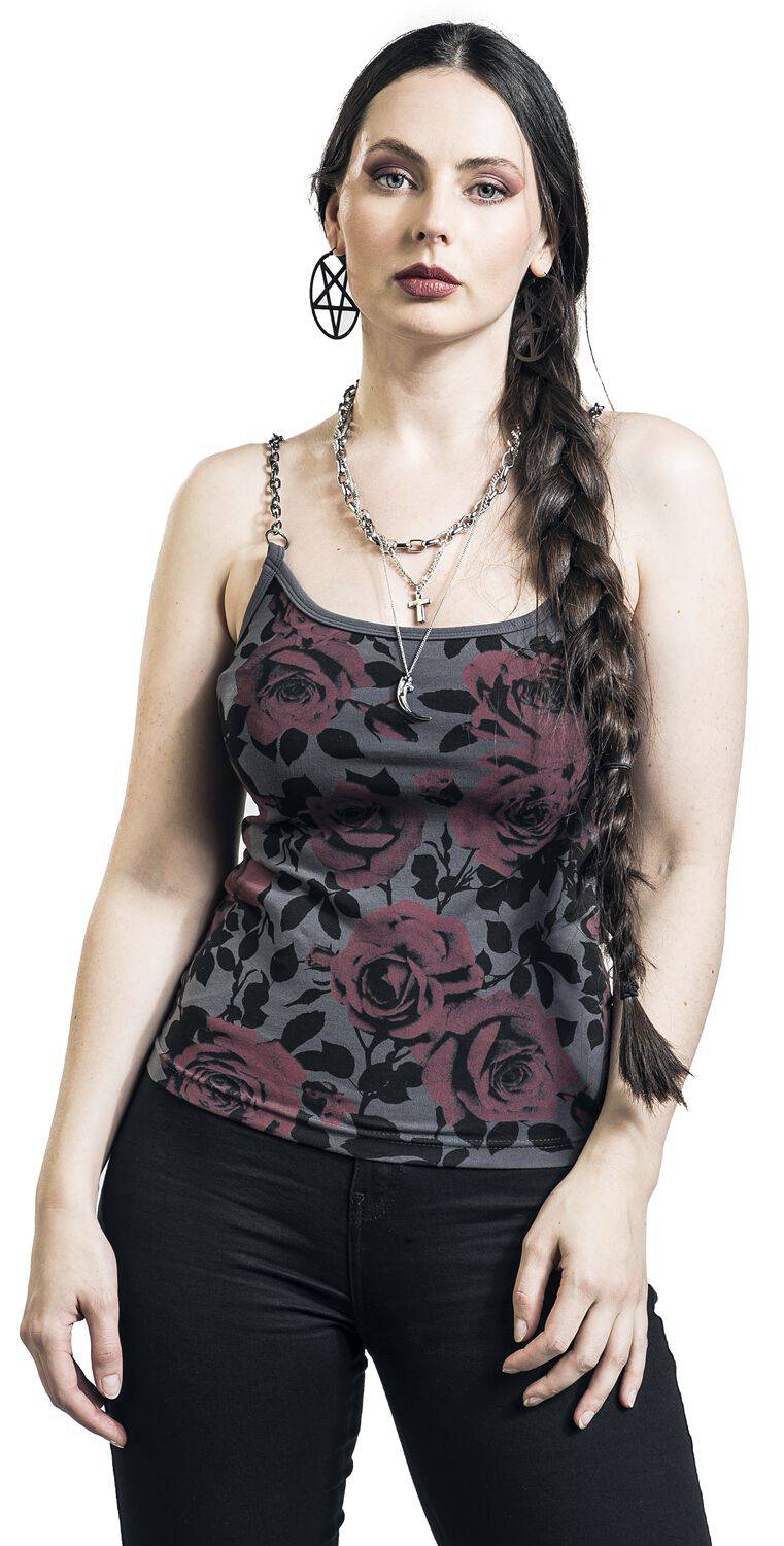 EMP Top Grau Von Rock Rebel By EMP