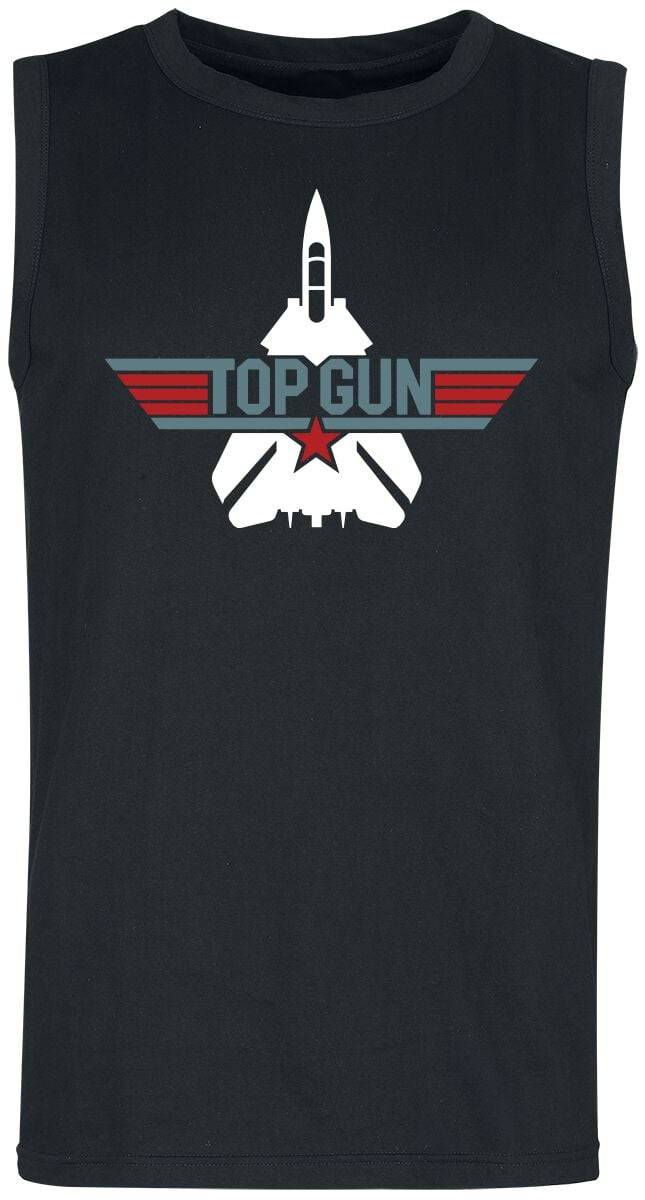 EMP "Top Gun - Logo" Tank-Top schwarz von Top Gun