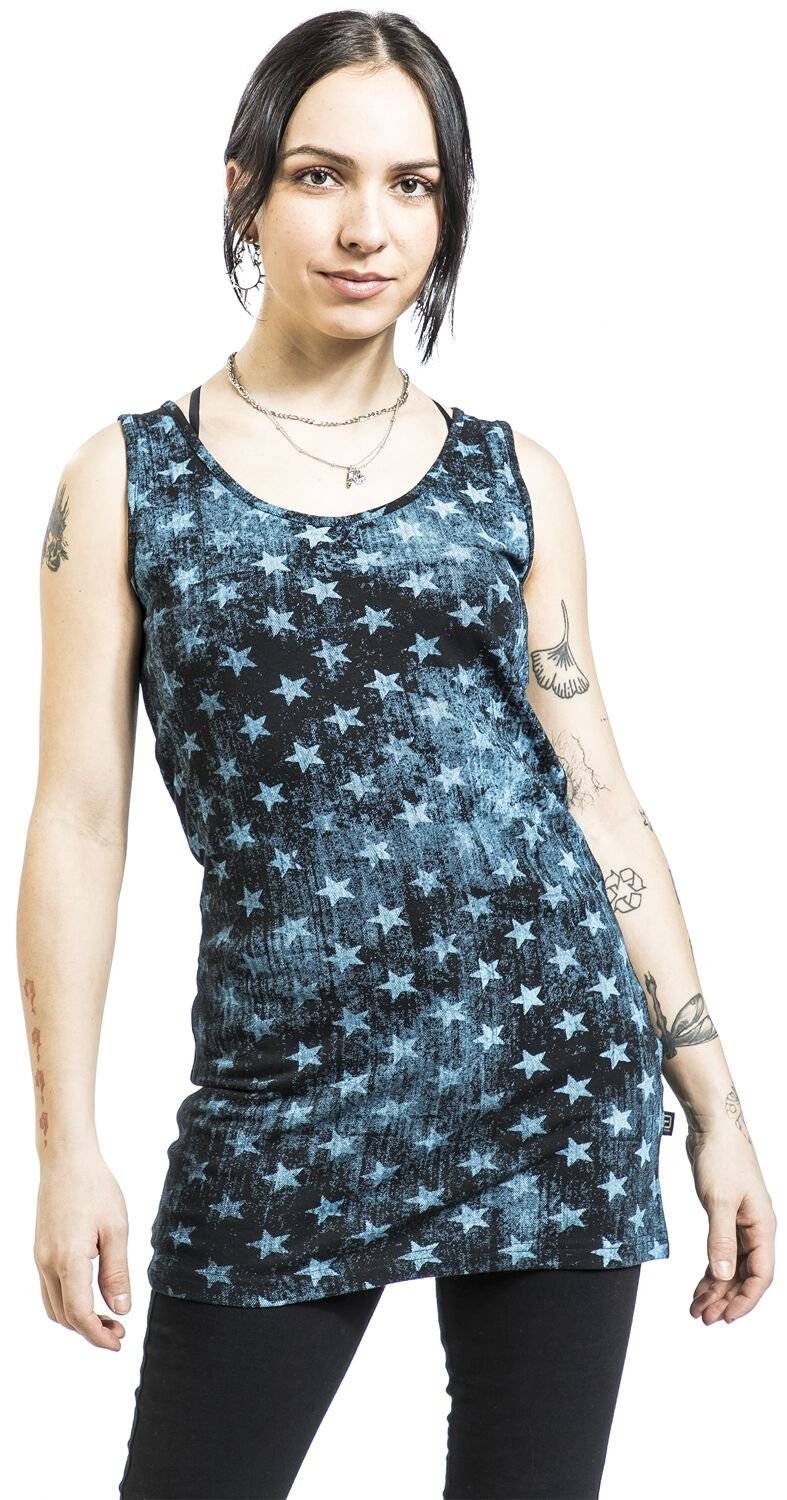 EMP Top Schwarz/blau Von RED By EMP