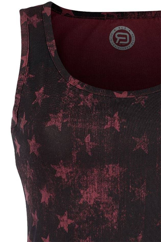 EMP Top Schwarz/bordeaux Von RED By EMP
