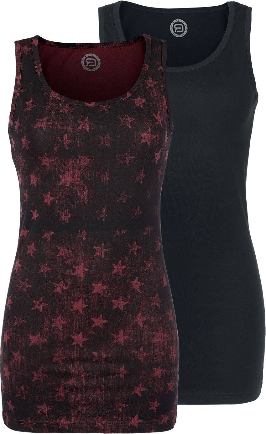 EMP Top schwarz/bordeaux von RED by EMP