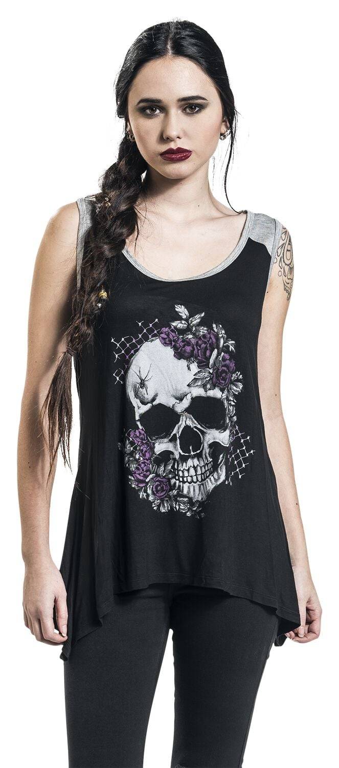 EMP Top Schwarz/grau Von Black Premium By EMP