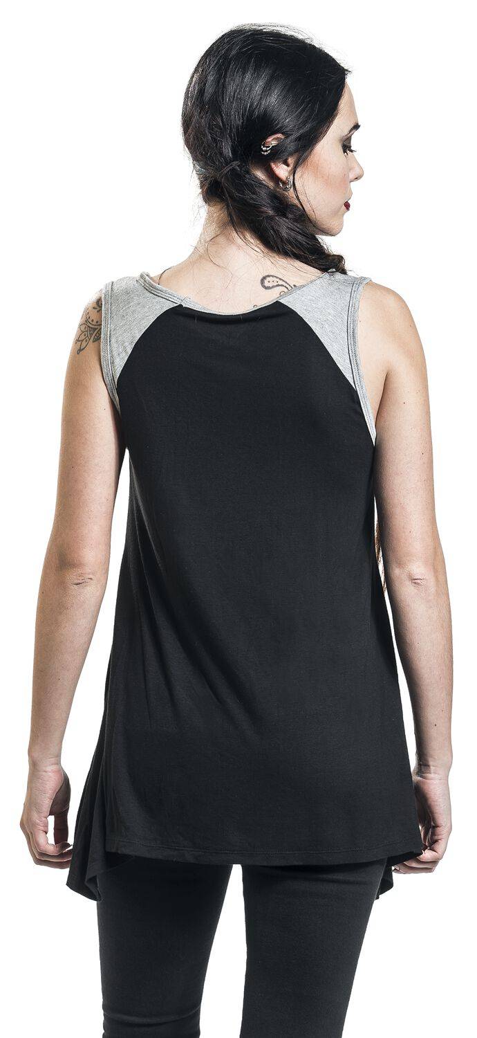 EMP Top Schwarz/grau Von Black Premium By EMP