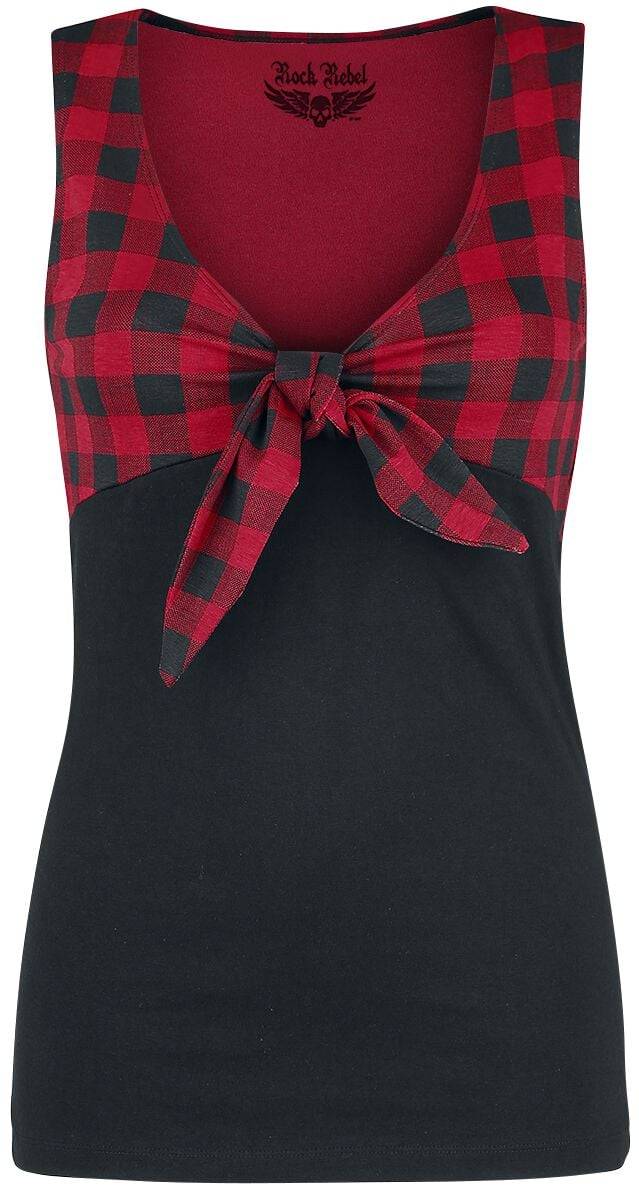 EMP Top schwarz/rot von Rock Rebel by EMP
