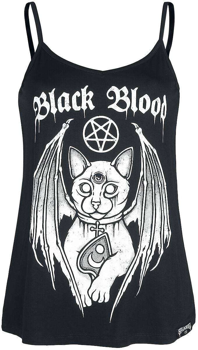 EMP Top schwarz von Black Blood by Gothicana