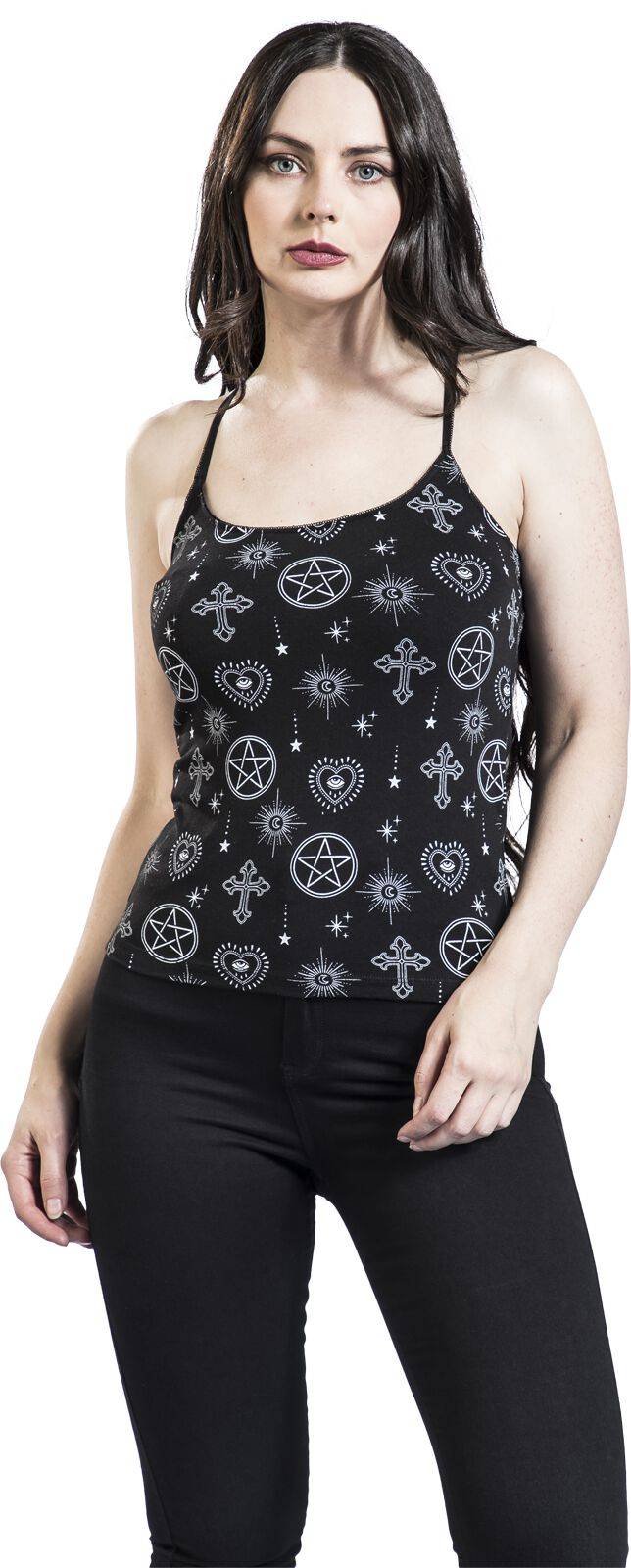 EMP Top Schwarz Von Gothicana By EMP