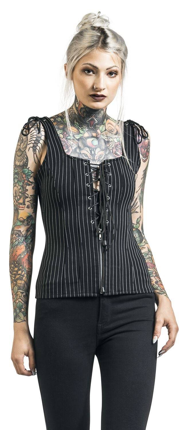 EMP Top Schwarz Von Gothicana By EMP