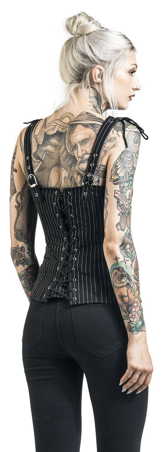 EMP Top Schwarz Von Gothicana By EMP
