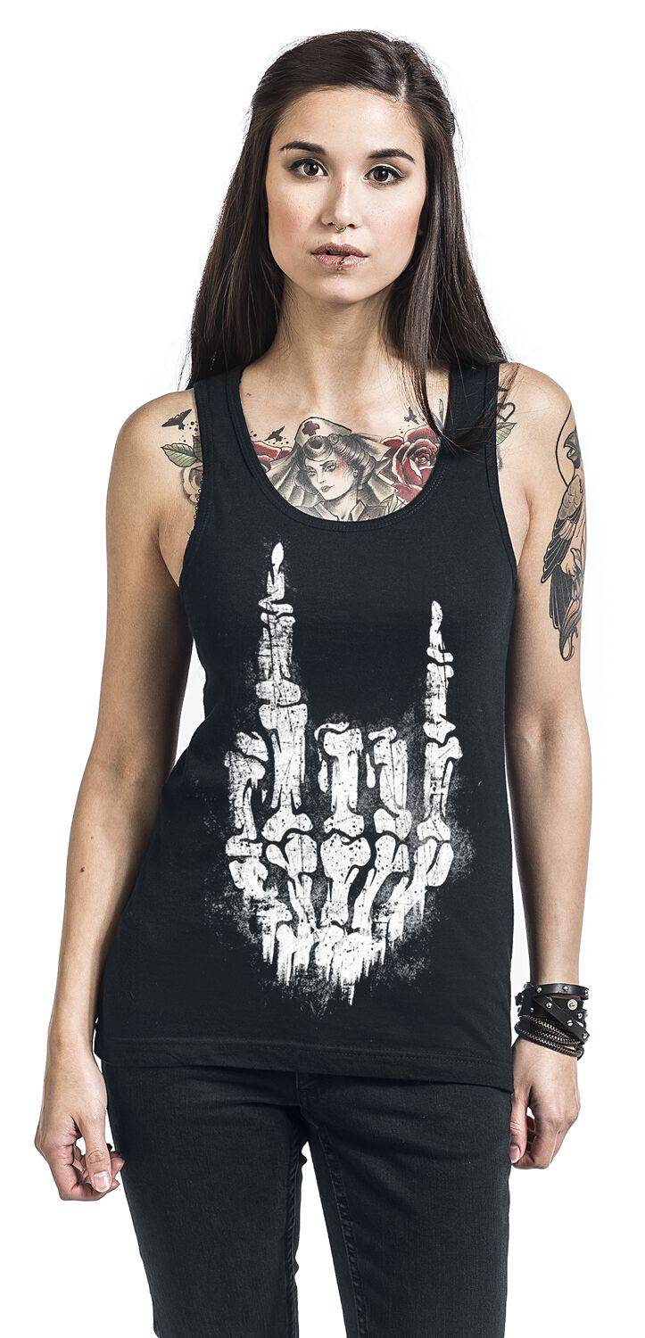 EMP Top Schwarz Von Gothicana By EMP