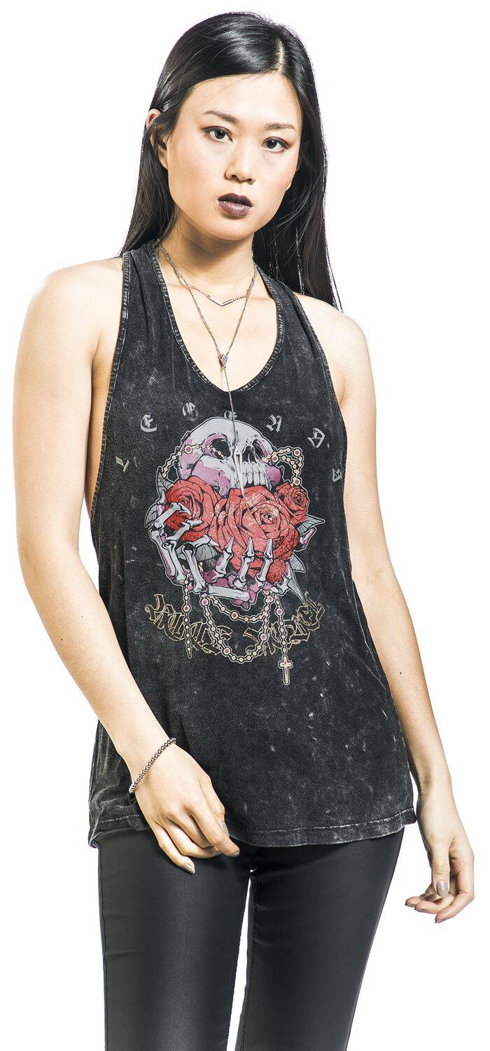 EMP Top Schwarz Von Rock Rebel By EMP