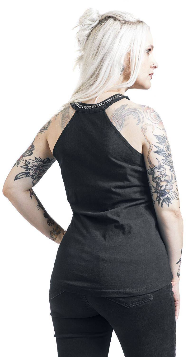 EMP Top Schwarz Von Rock Rebel By EMP