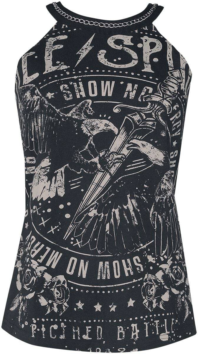 EMP Top schwarz von Rock Rebel by EMP