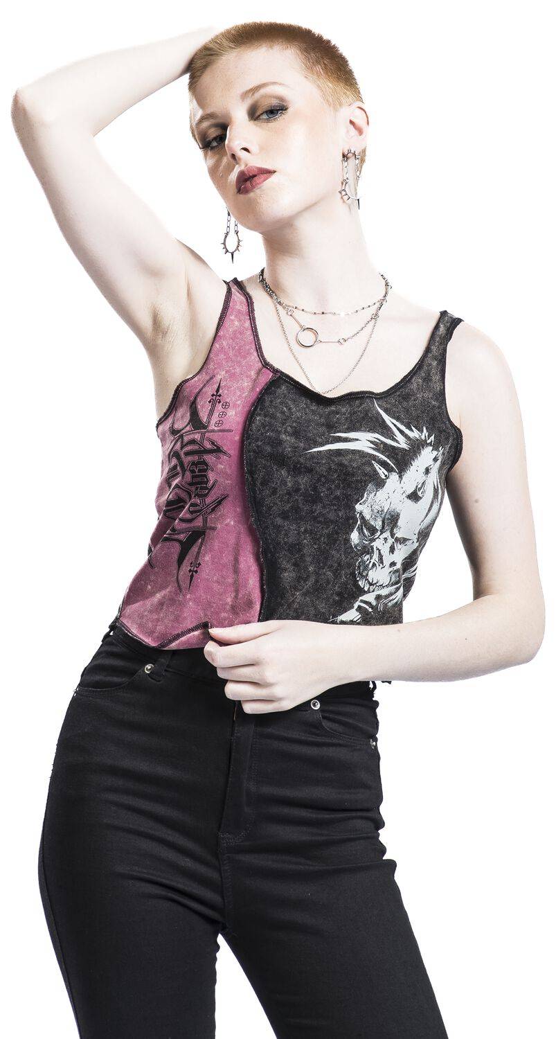 EMP Top Schwarz Von Rock Rebel By EMP