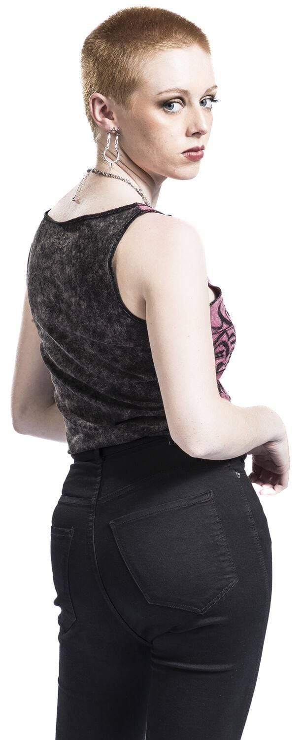 EMP Top Schwarz Von Rock Rebel By EMP