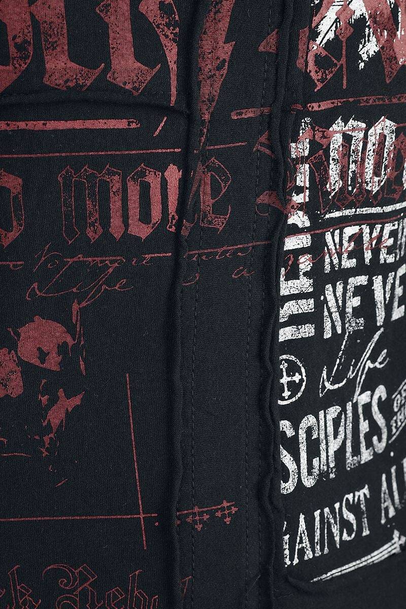 EMP Top Schwarz Von Rock Rebel By EMP