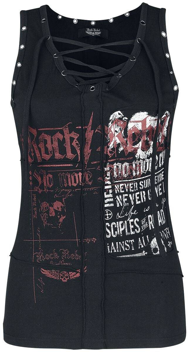 EMP Top schwarz von Rock Rebel by EMP