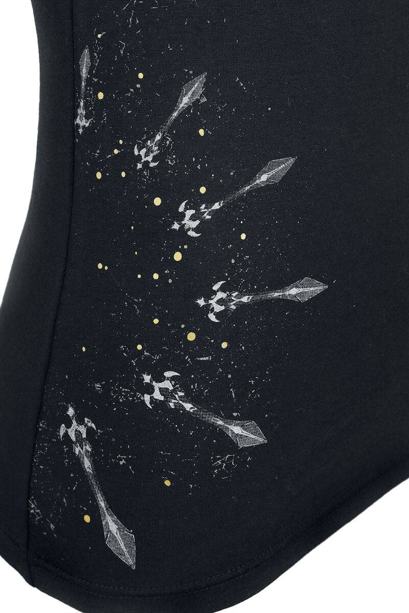 EMP Top Schwarz Von Rock Rebel By EMP