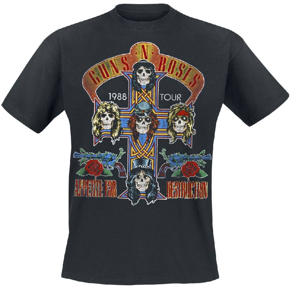 EMP "Tour 1988" T-Shirt schwarz von Guns N' Roses