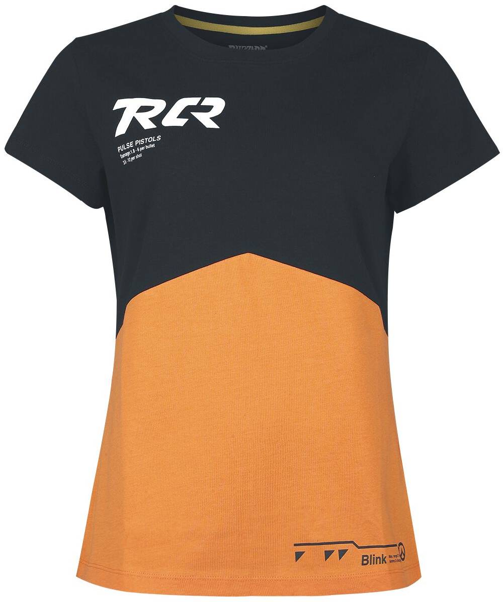 EMP "Tracer" T-Shirt schwarz/orange von Overwatch