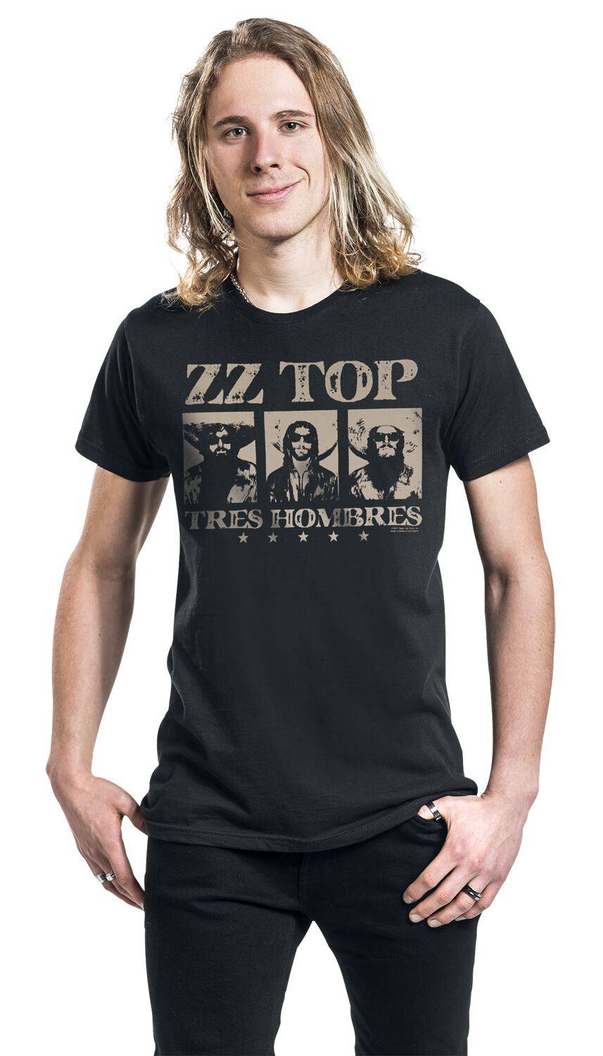 EMP "Tres Hombres" T-Shirt Schwarz Von ZZ Top