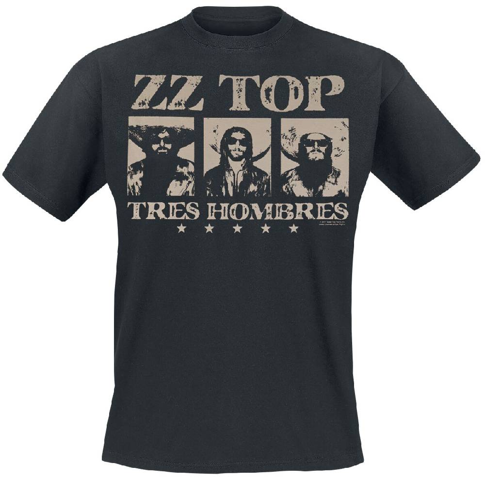 EMP "Tres hombres" T-Shirt schwarz von ZZ Top