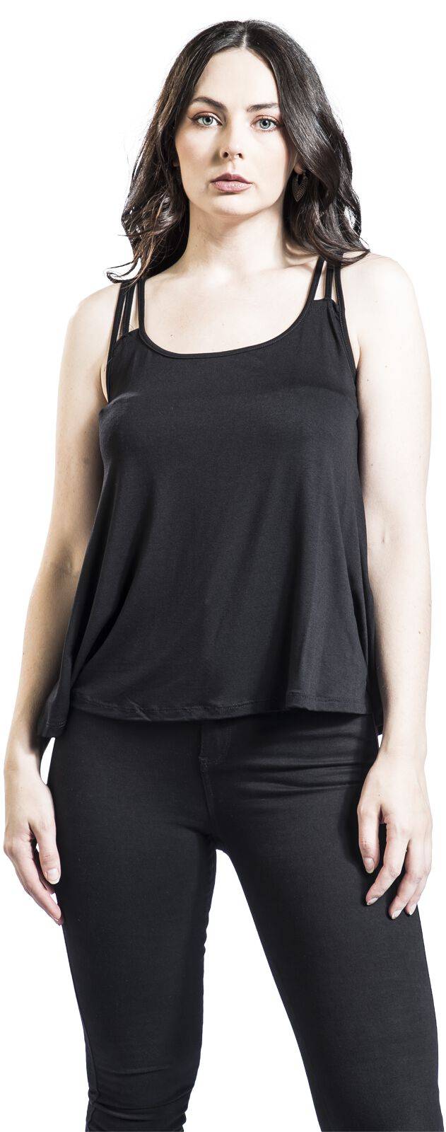 EMP "Trini" Top Schwarz Von Outer Vision