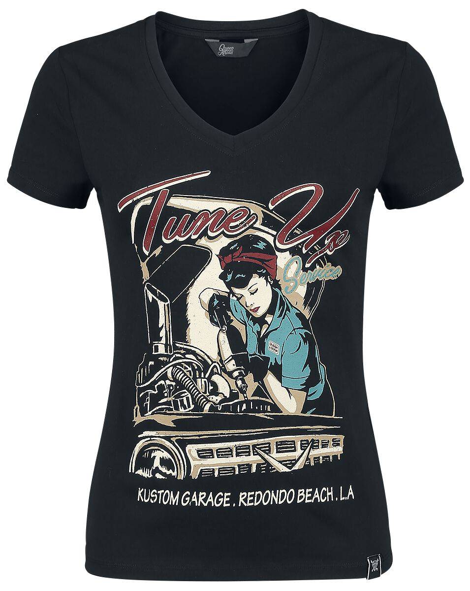 EMP "Tune Up" T-Shirt schwarz von Queen Kerosin