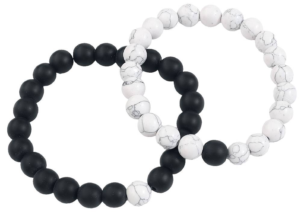 EMP "Turquoise" Armband Schwarz/weiß Von EtNox