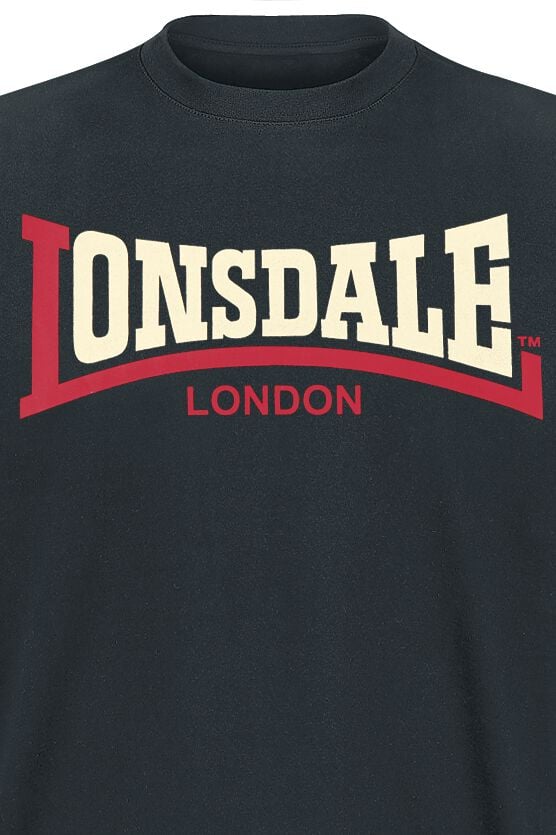 EMP "Two Tone" T-Shirt Schwarz Von Lonsdale London