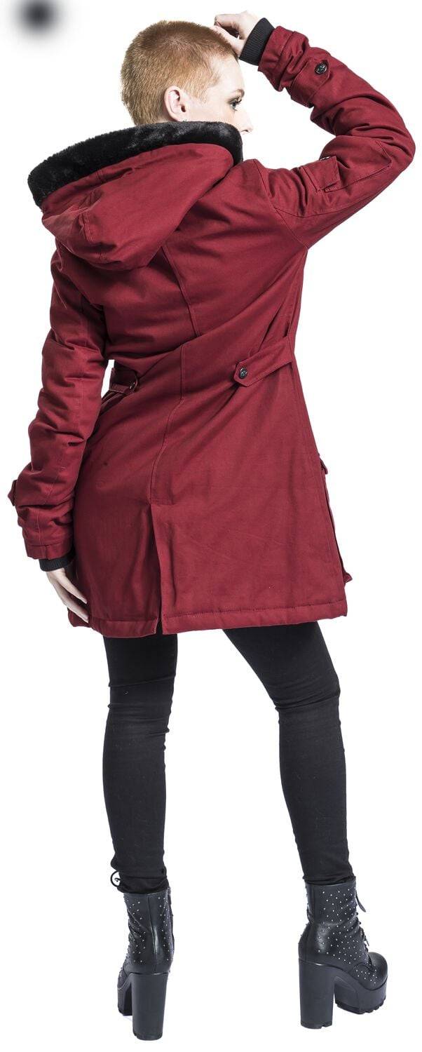 EMP Übergangsjacke Dunkelrot Von Gothicana By EMP