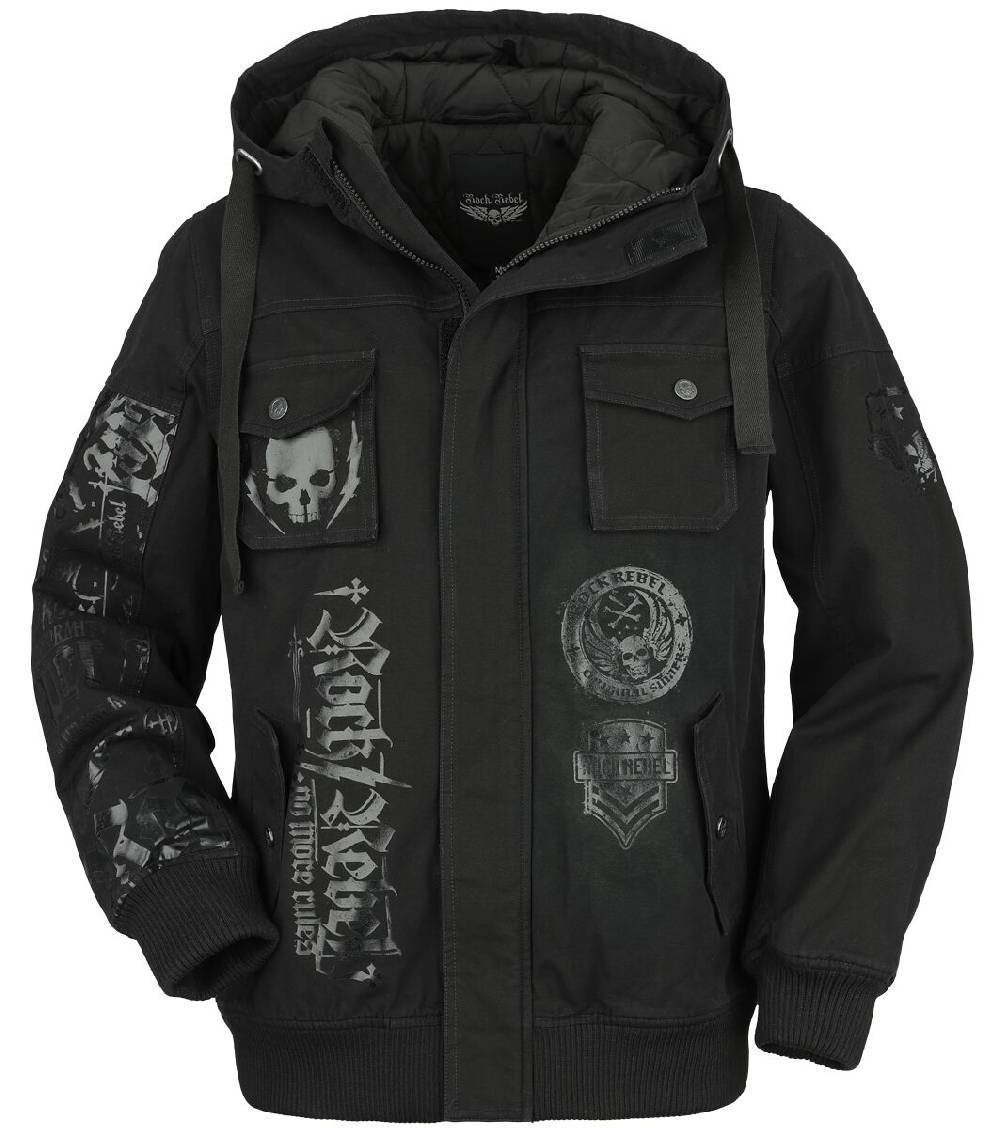EMP Übergangsjacke schwarz von Rock Rebel by EMP