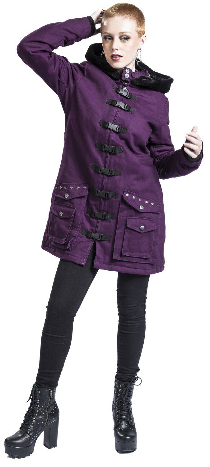 EMP Übergangsjacke Violett Von Gothicana By EMP