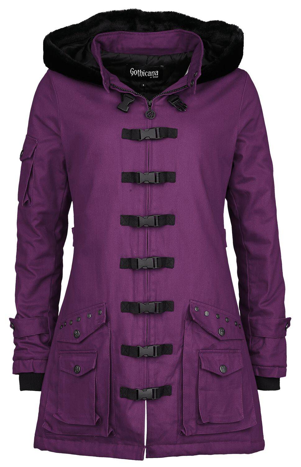 EMP Übergangsjacke violett von Gothicana by EMP