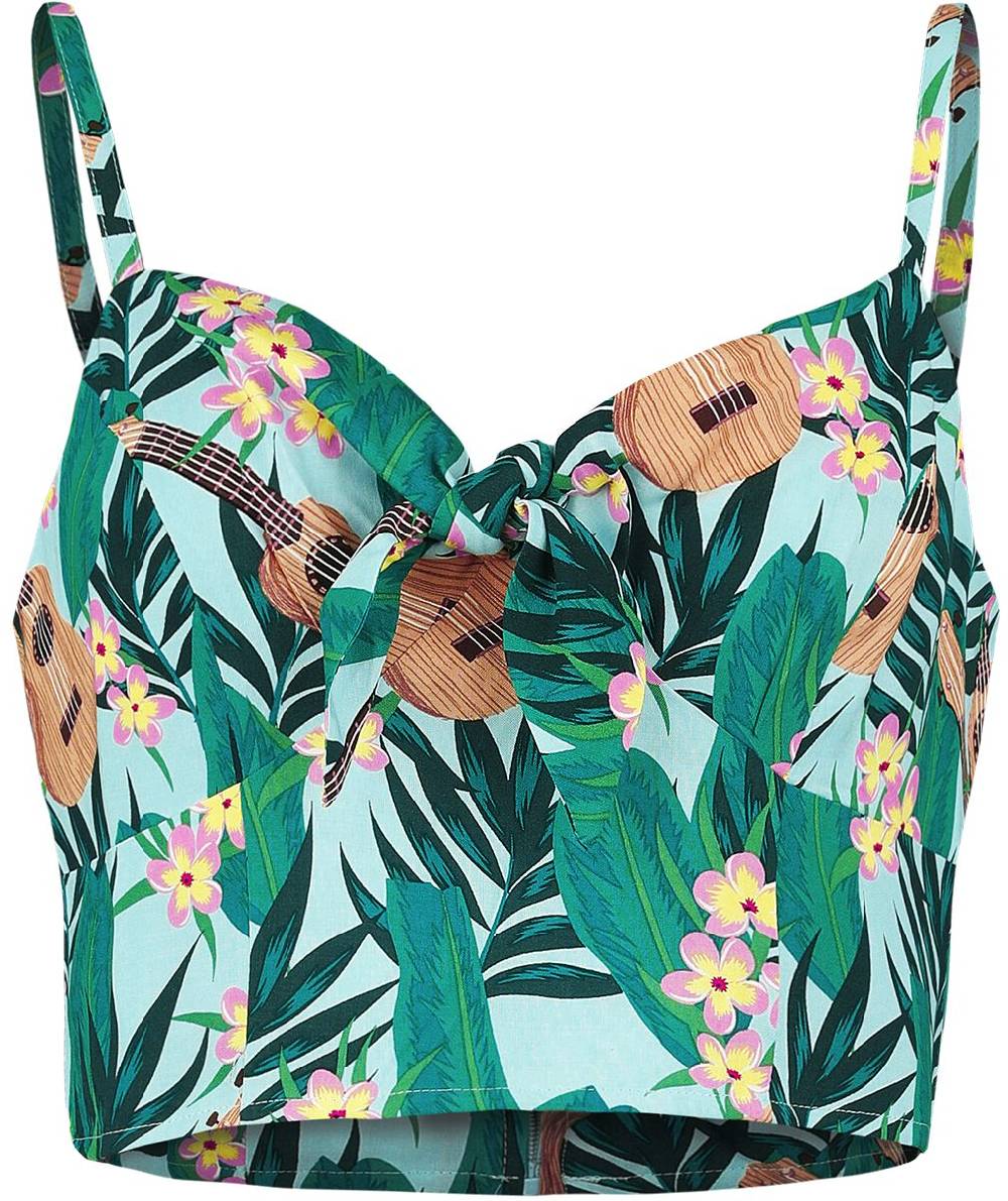 EMP "Ululani Crop Top" Top multicolor von Hell Bunny
