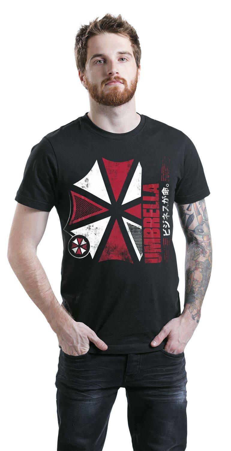 EMP "Umbrella Co." T-Shirt Schwarz Von Resident Evil
