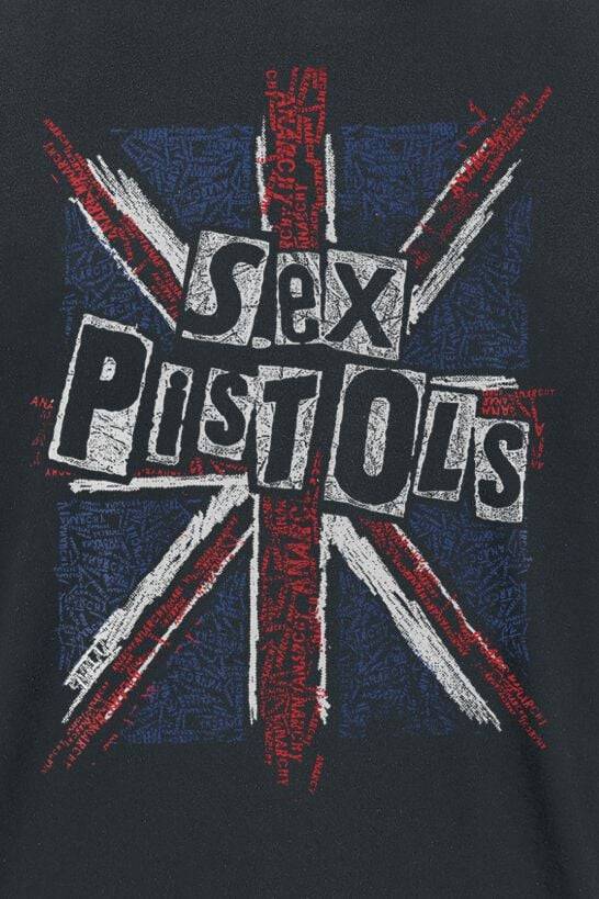 EMP "Union Jack" T-Shirt Schwarz Von Sex Pistols