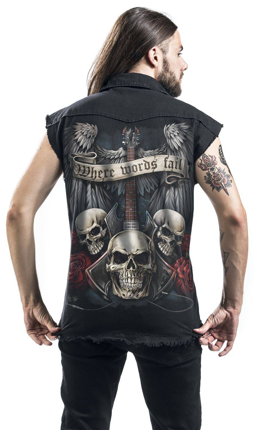 EMP "Unspoken" Weste Schwarz Von Spiral